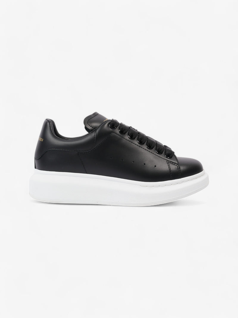  Alexander McQueen Oversized Sneakers Black Leather EU 37.5 UK 4.5