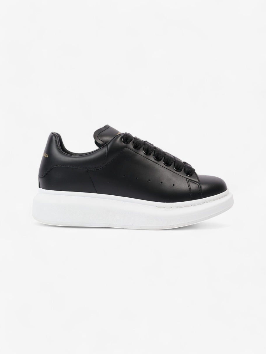 Alexander McQueen Oversized Sneakers Black Leather EU 37.5 UK 4.5 Image 1