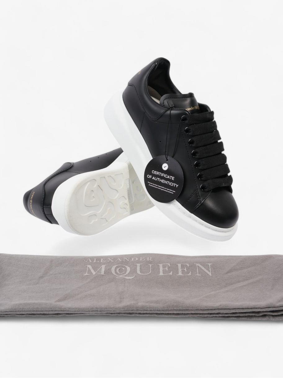 Alexander McQueen Oversized Sneakers Black Leather EU 37.5 UK 4.5 Image 9