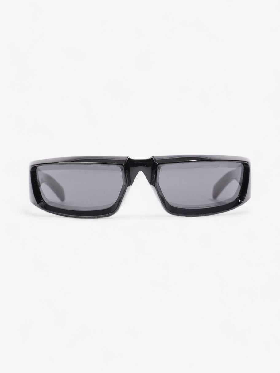 Prada Wrap Around Sunglasses Black Acetate 120mm Image 1