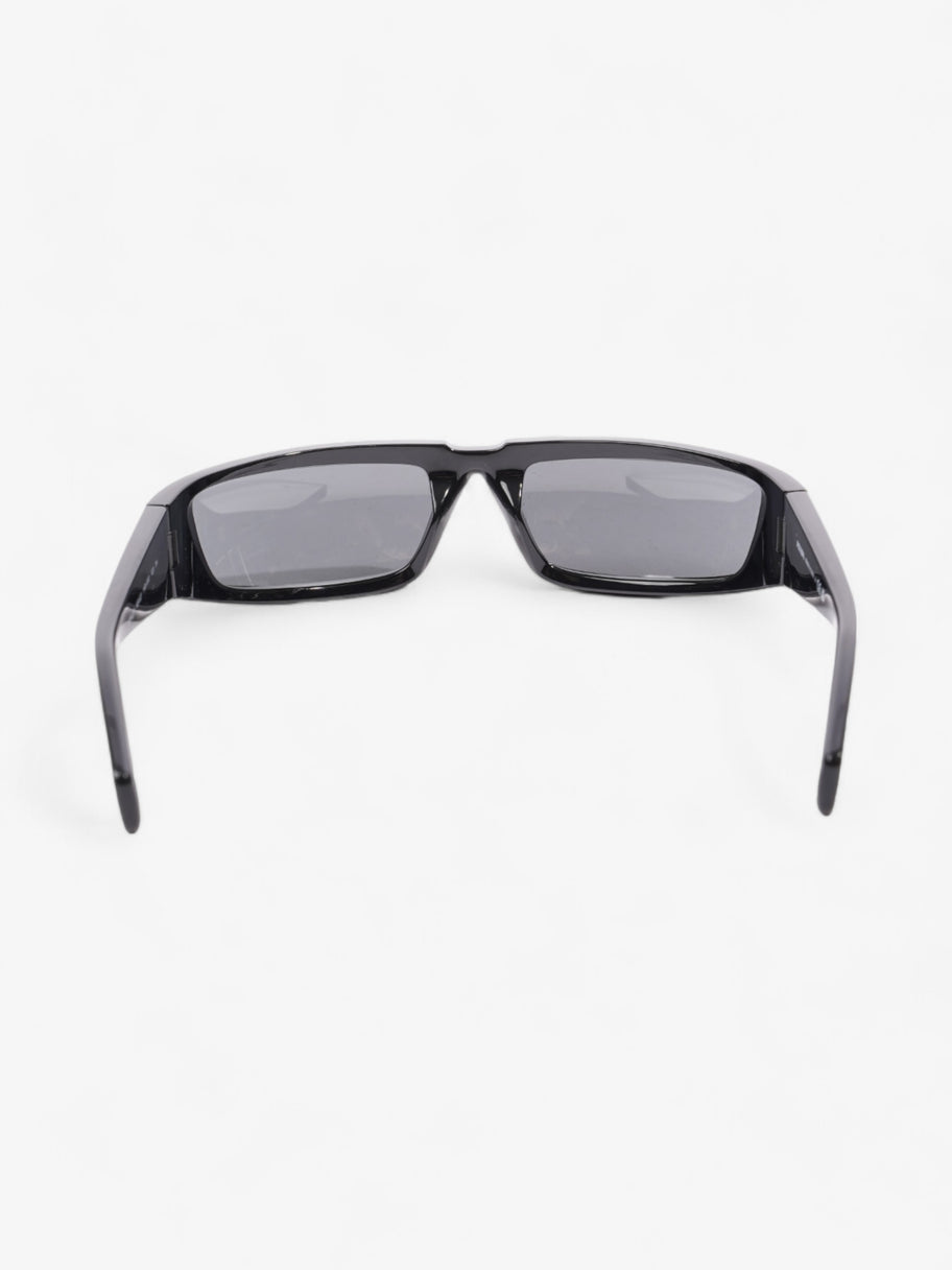 Prada Wrap Around Sunglasses Black Acetate 120mm Image 3