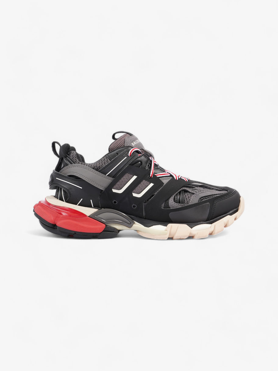 Balenciaga track sneakers black and red best sale