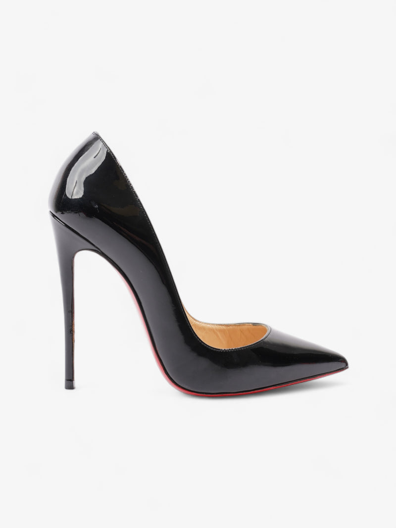  Kate 120mm Black Patent Leather EU 38.5 UK 5.5