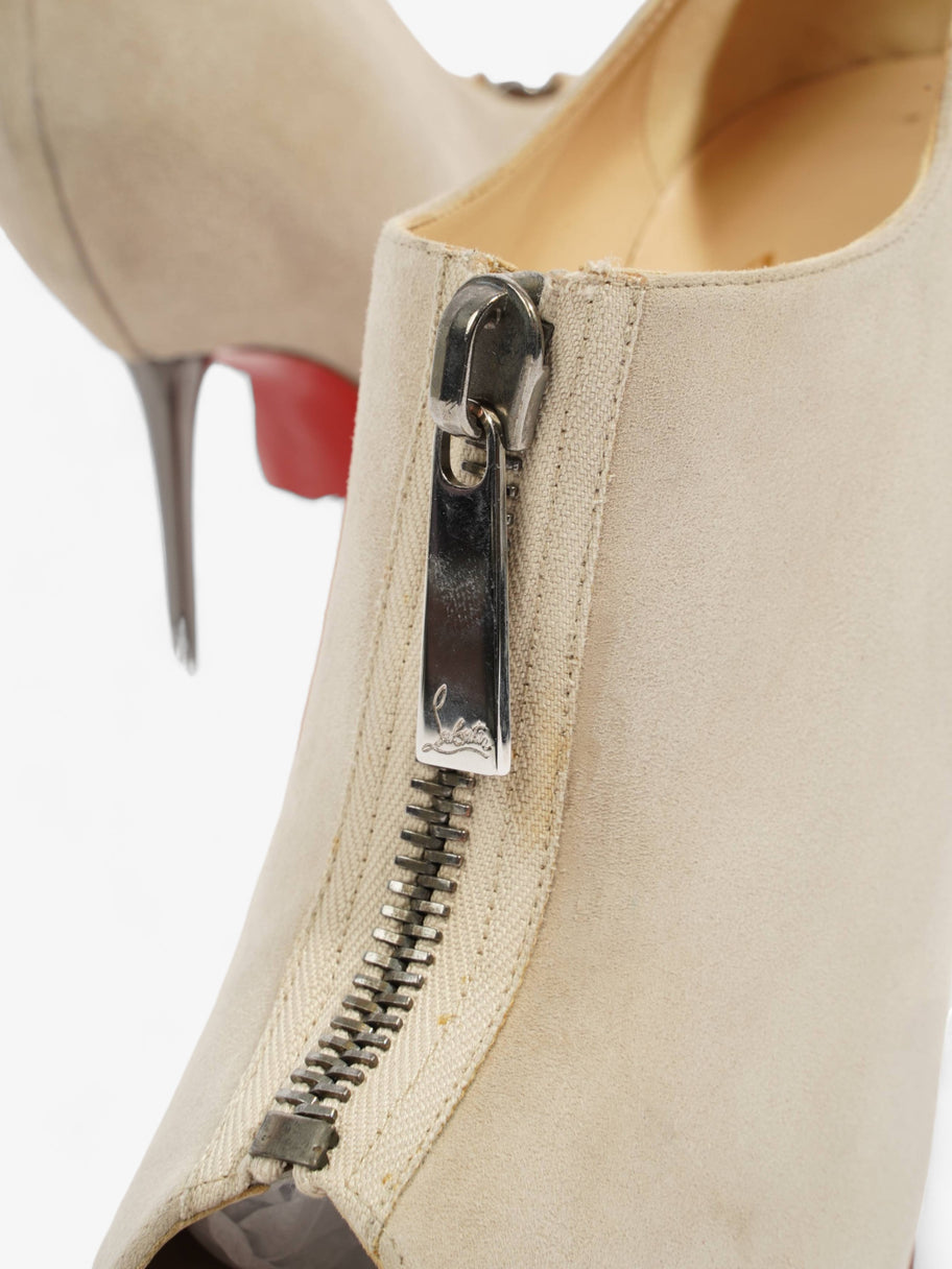 Christian Louboutin Zipito 120 Grey Suede EU 39 UK 6 Image 9