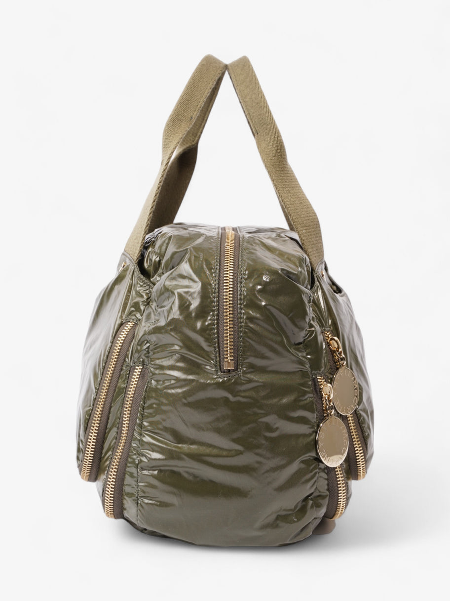 Stella McCartney Nirvana Bowling Bag Khaki Nylon Image 5