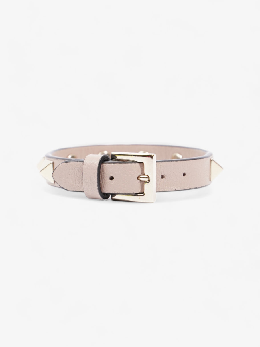 Valentino Rockstud Bracelet Dusty Pink Leather Image 1