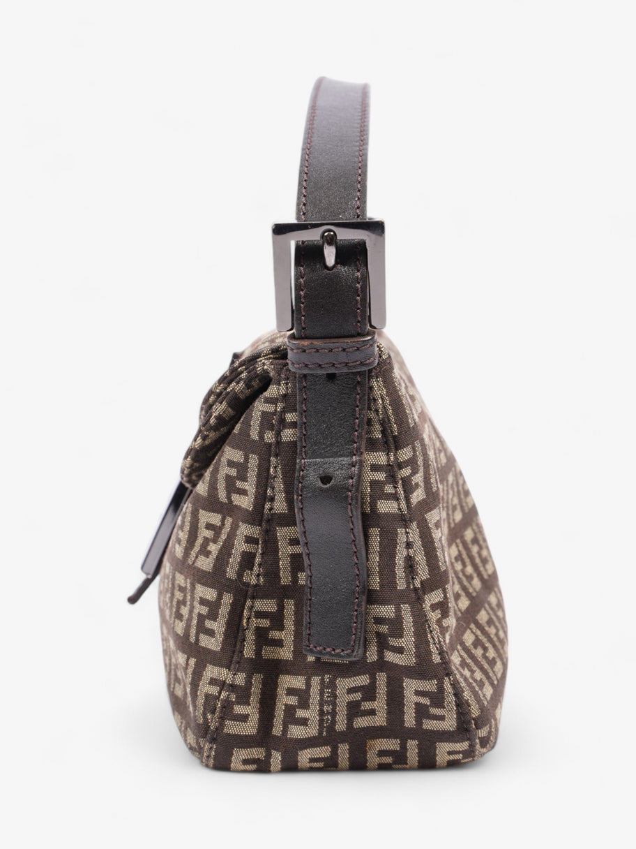 Fendi Baguette Brown / Beige Canvas Image 3