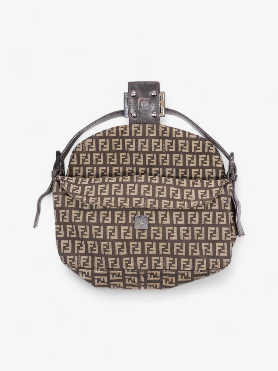 Fendi Baguette Brown / Beige Canvas Image 7