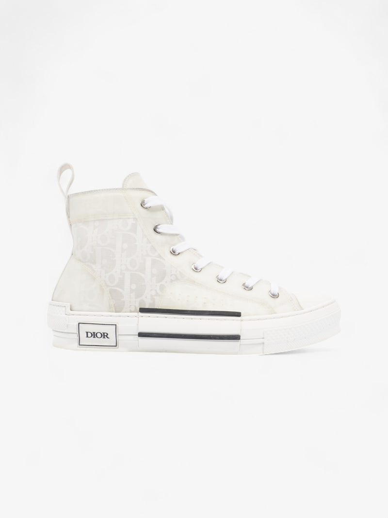  Christian Dior B23 High Top White Canvas EU 40 UK 7