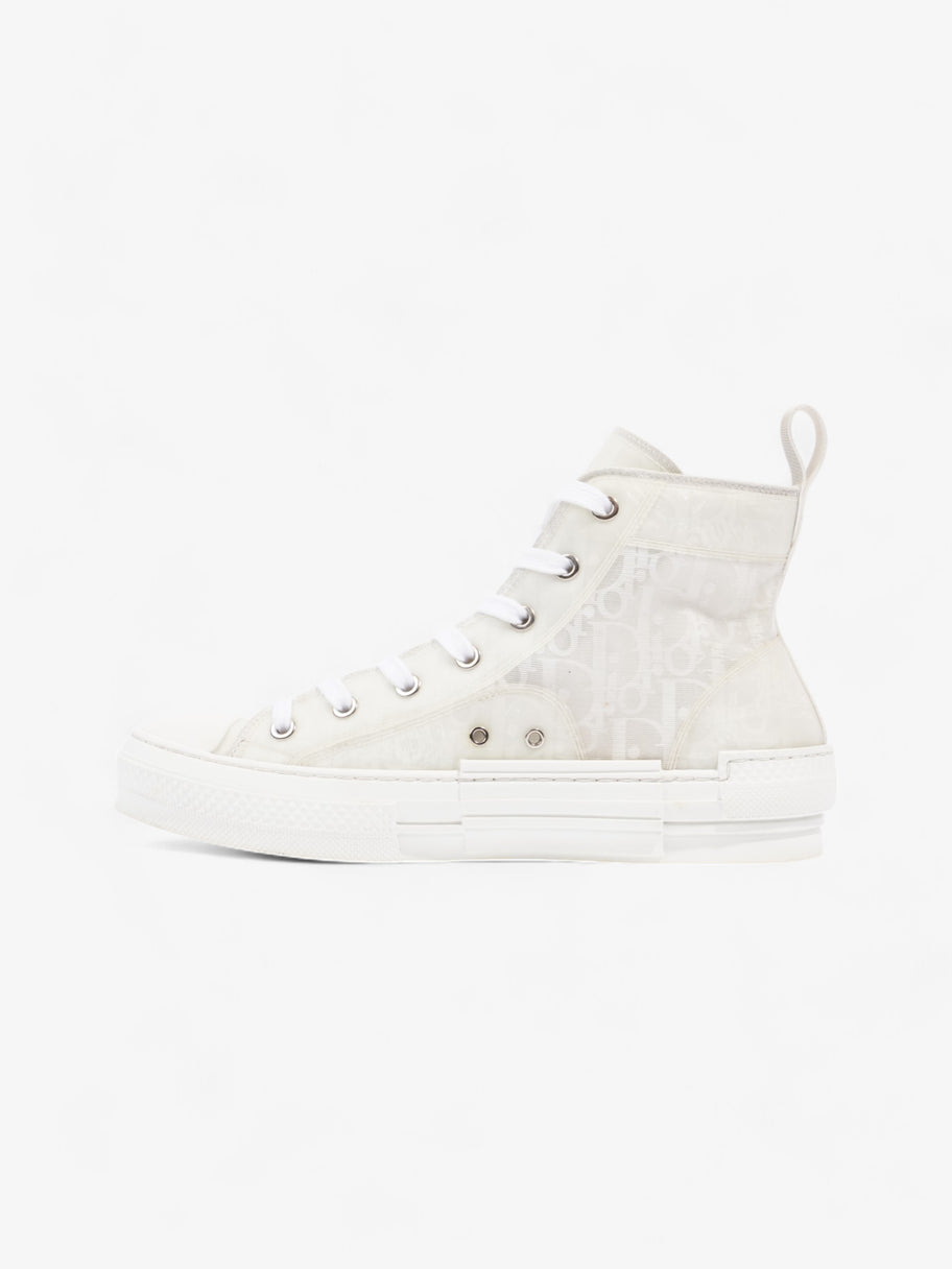 Christian Dior B23 High Top White Canvas EU 40 UK 7 Luxe Collective