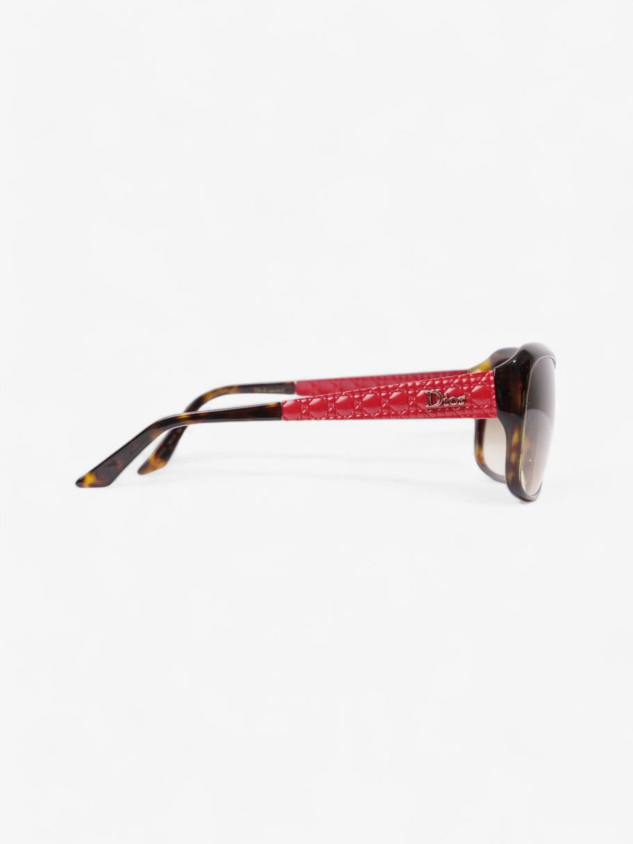 Christian Dior Dior Coquette 2 Sunglasses Tortoise Shell / Red Acetate 130mm Image 4