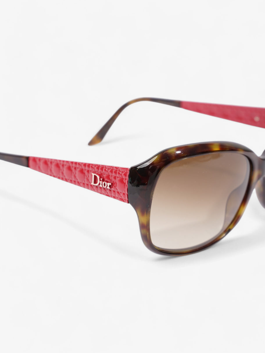 Christian Dior Dior Coquette 2 Sunglasses Tortoise Shell / Red Acetate 130mm Image 5