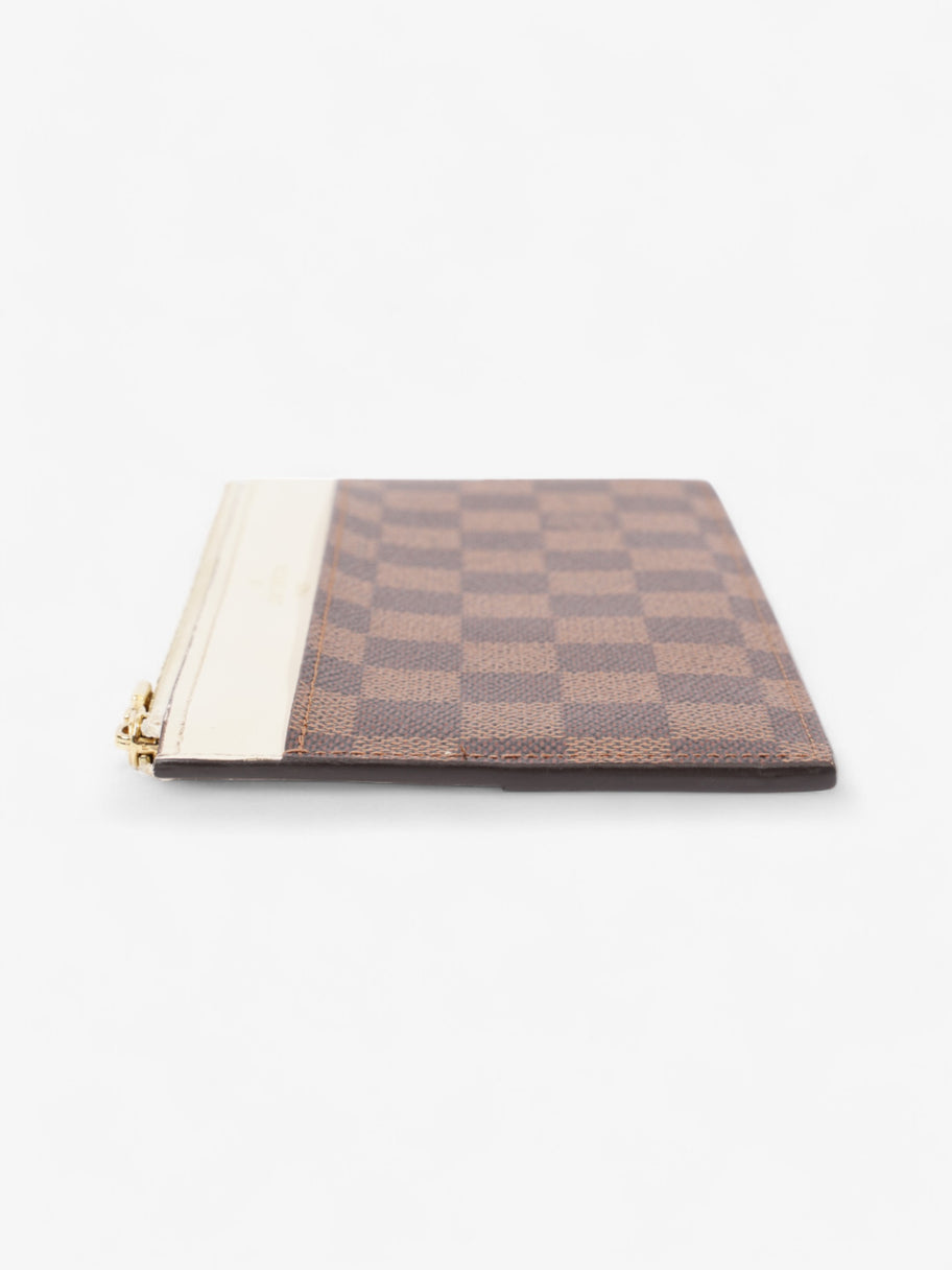 Louis Vuitton Slim Purse Damier Ebene / Cream Canvas Image 4