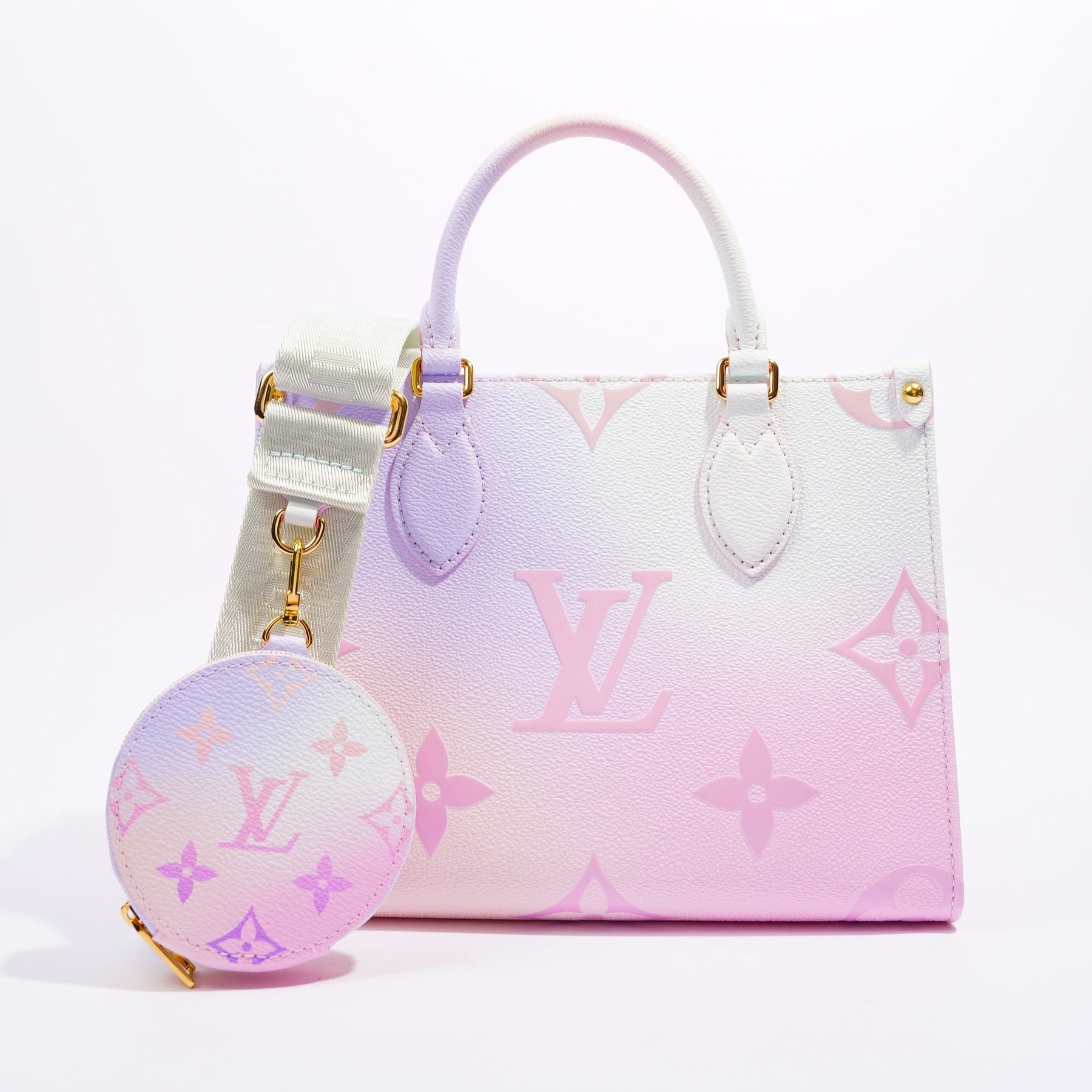 LV sunrise on the go PM - available, Luxury, Bags & Wallets on