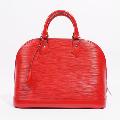 Louis Vuitton Rouge Epi Leather Speedy 30 Bag - Yoogi's Closet