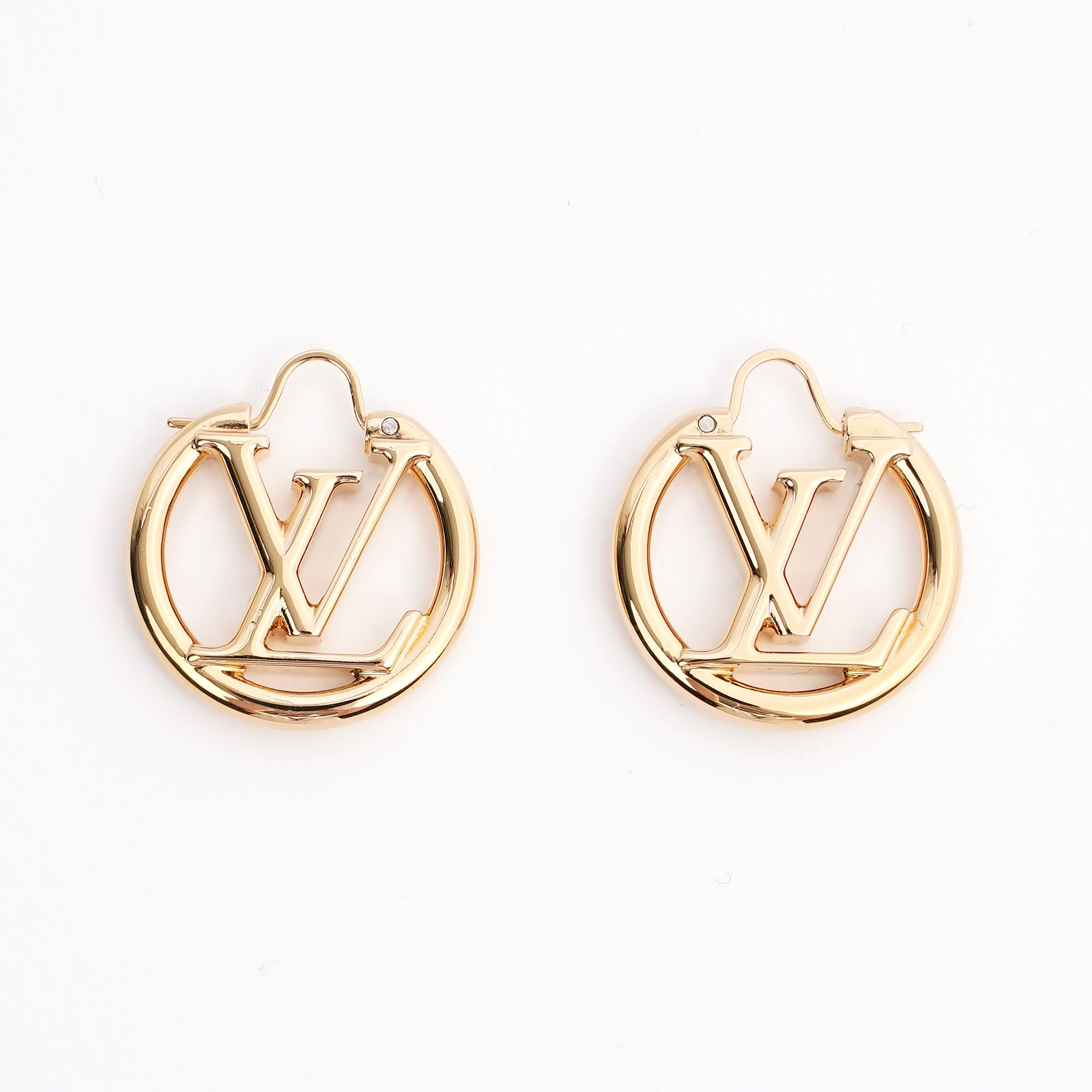Louis Vuitton Baby Louise Earrings Gold in Gold Metal - US