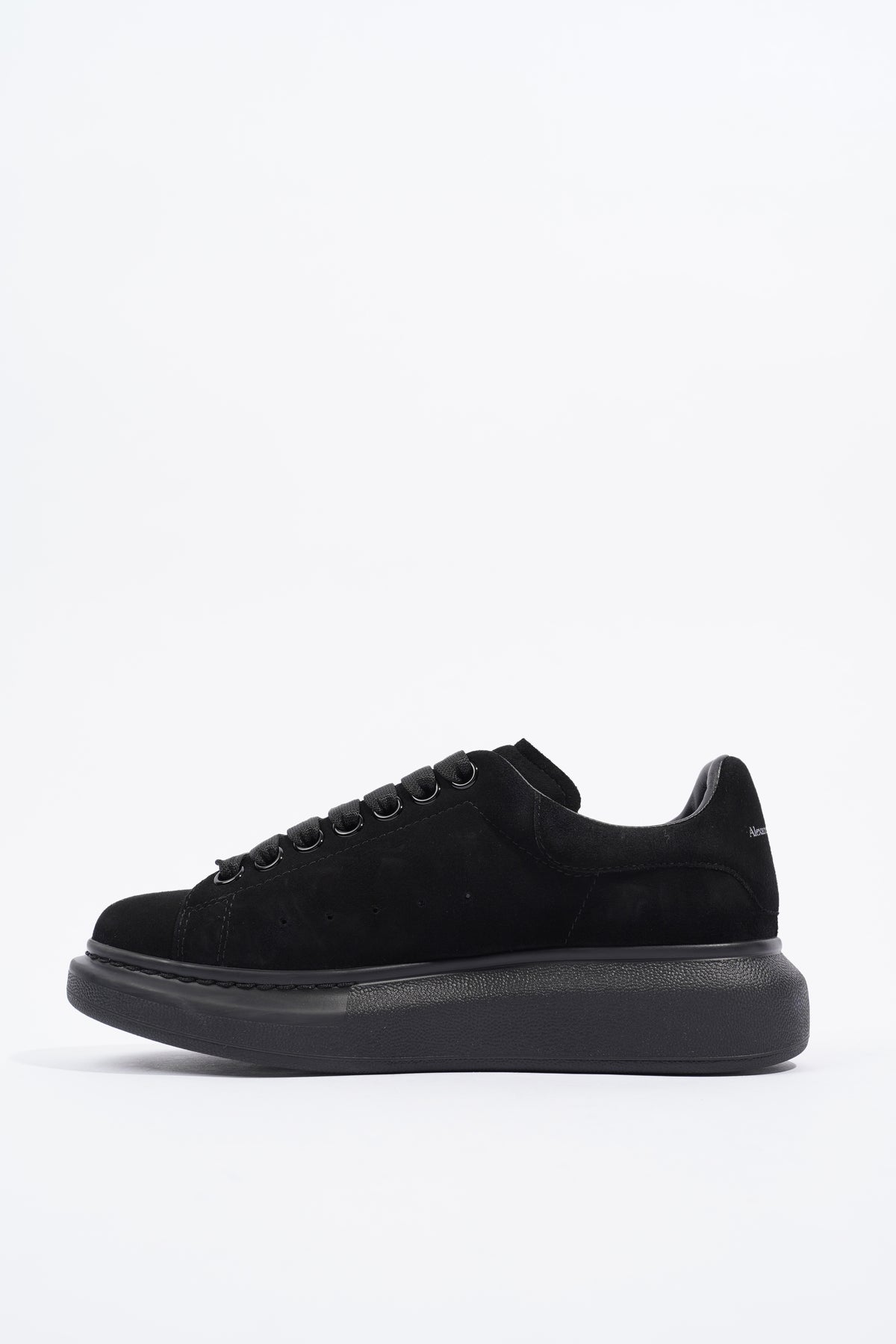 Alexander mcqueen's deals black suede