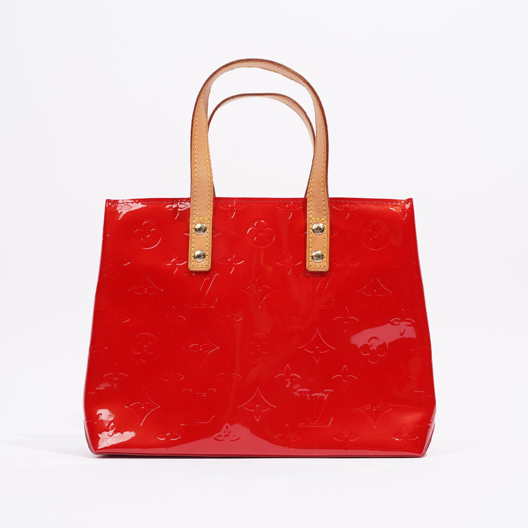 Louis vuitton handbag sale red patent leather