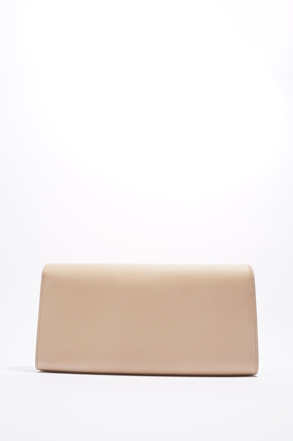 Saint Laurent Womens Kate Clutch Beige Leather – Luxe Collective