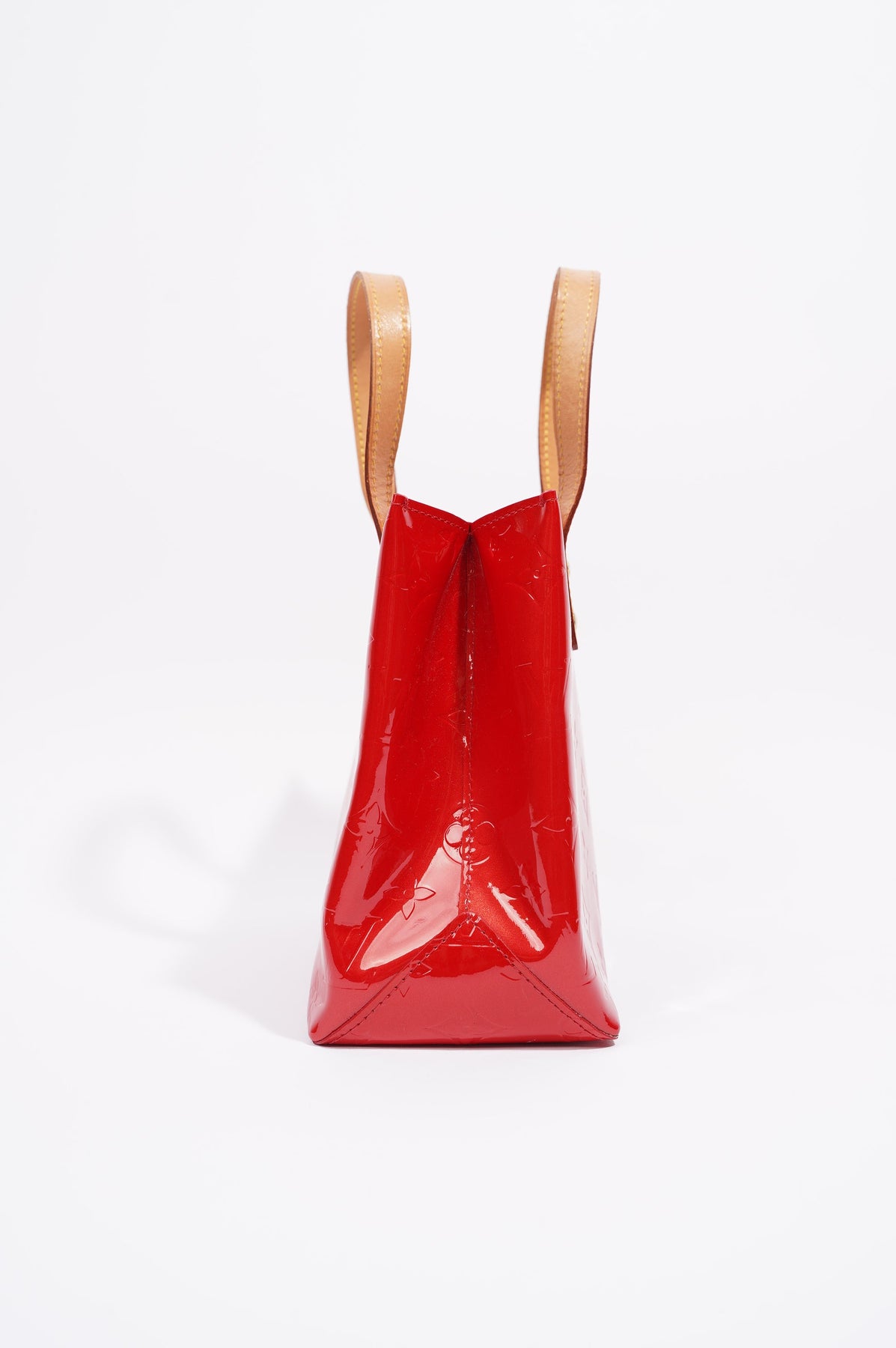 Louis Vuitton Louis Vuitton Rouge Red Vernis Leather Reade PM Handbag
