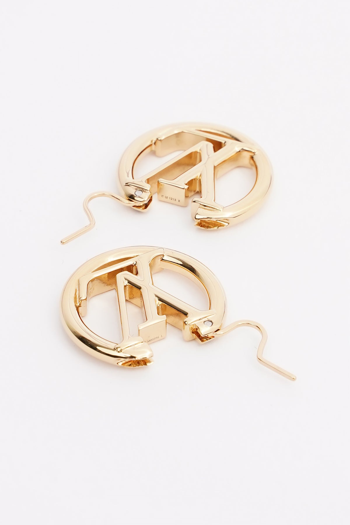 Louis Vuitton - ICONIC - LOGO Louise Hoop Earrings - Gold