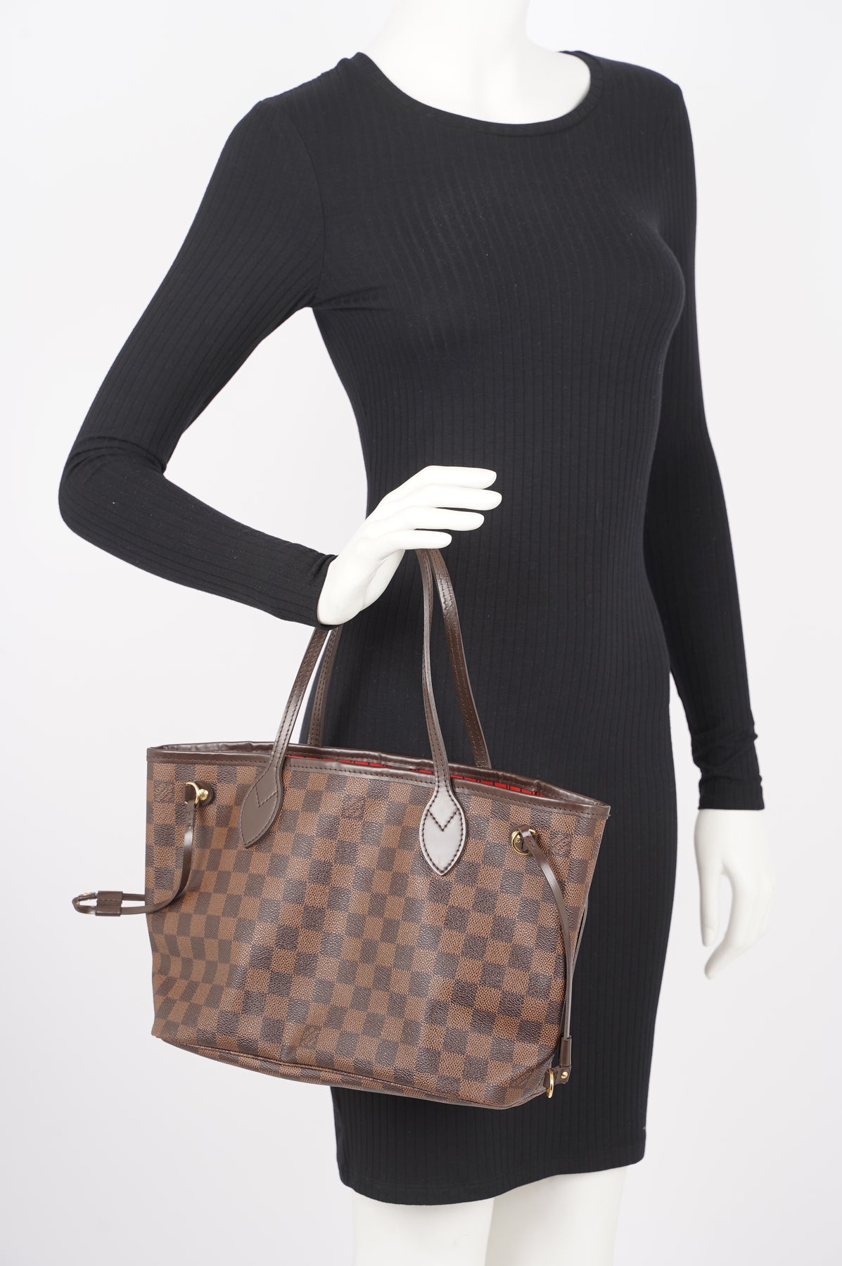 Louis Vuitton Neverfull PM Damier Ebene – Luxi Bags