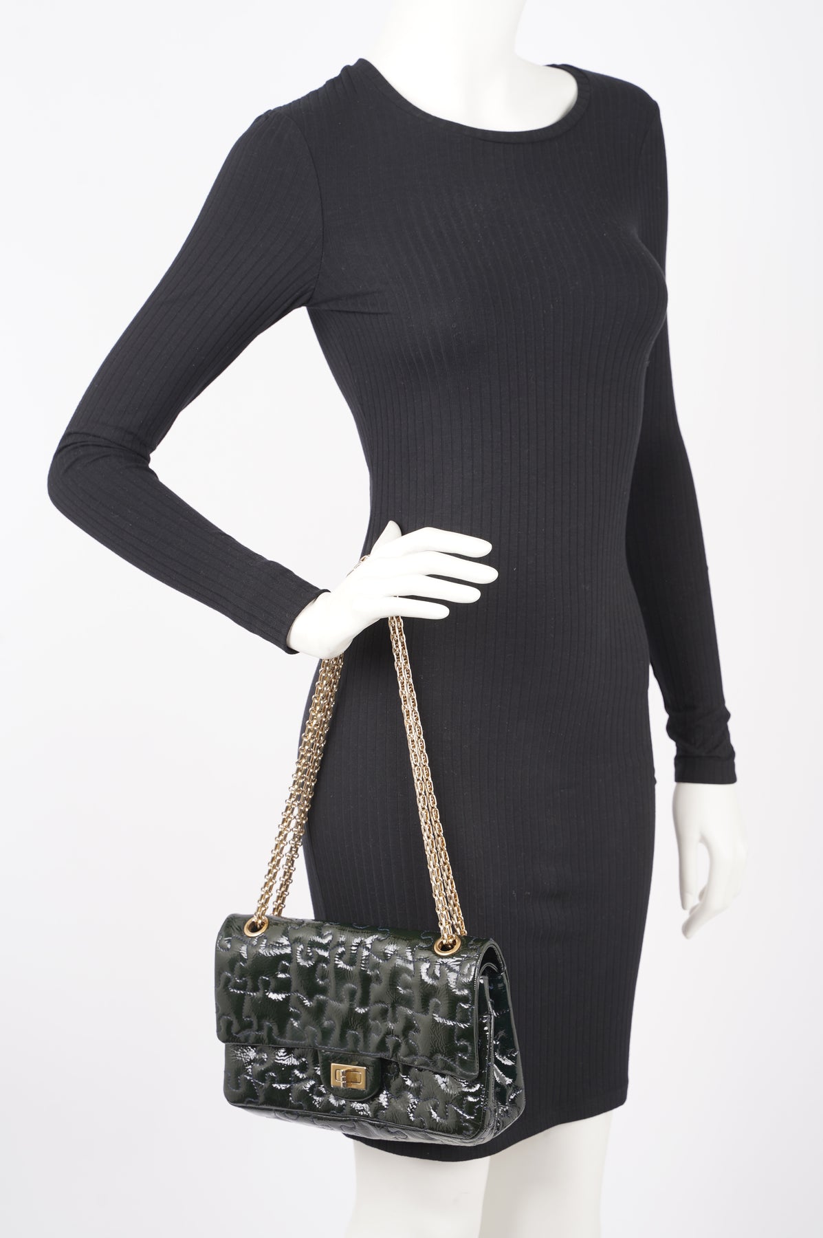 Chanel Puzzle Accordion Flap Bag  Black Shoulder Bags Handbags   CHA891425  The RealReal