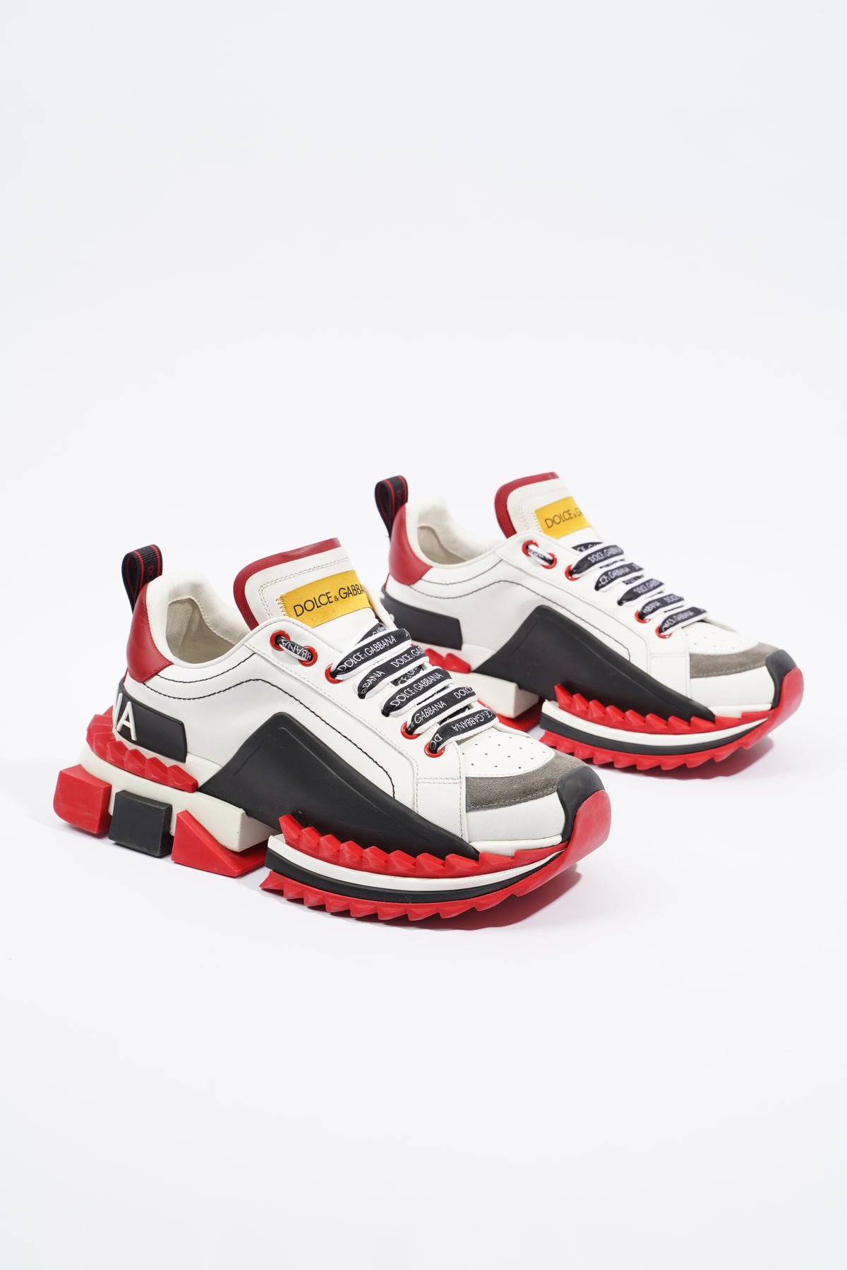 Dolce & Gabbana Super King White / Red EU 40 / UK 6 – Luxe Collective