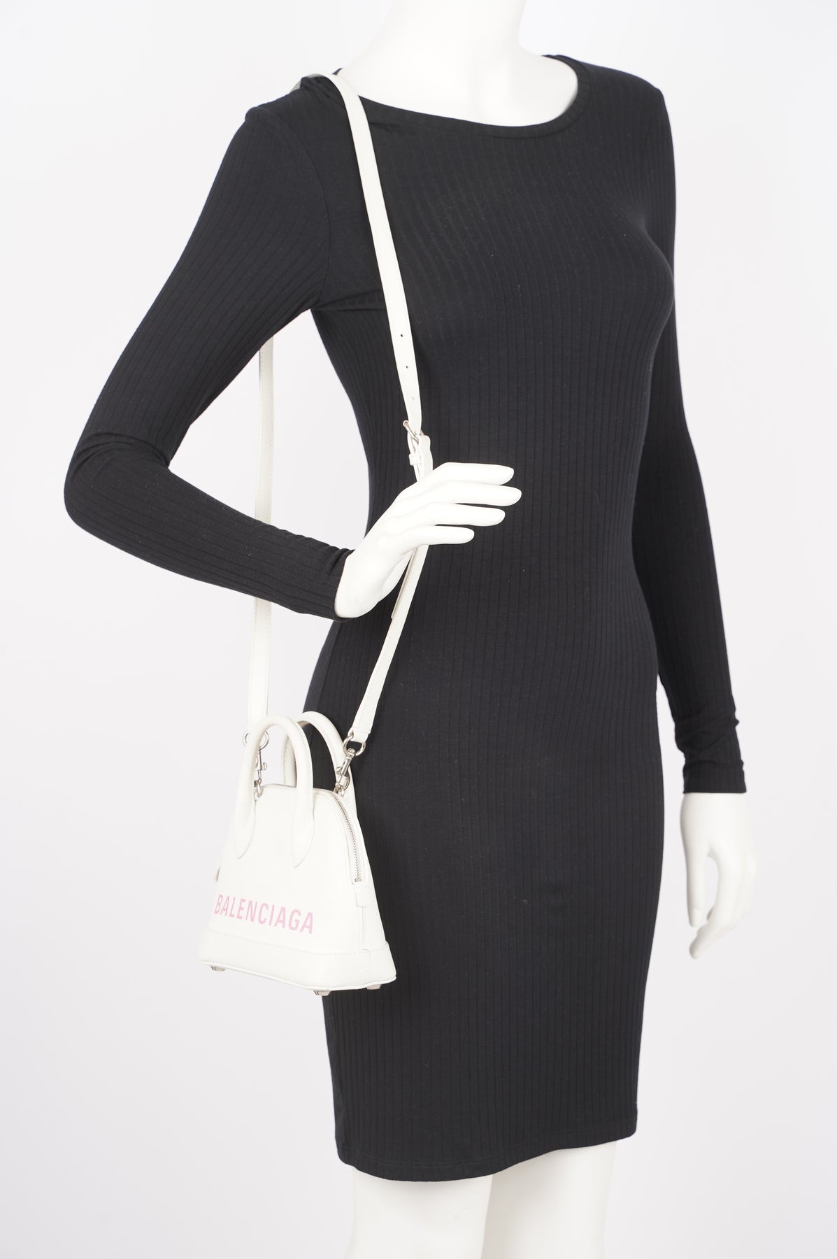 Balenciaga Ville Xxs Top Handle Bag in Pink