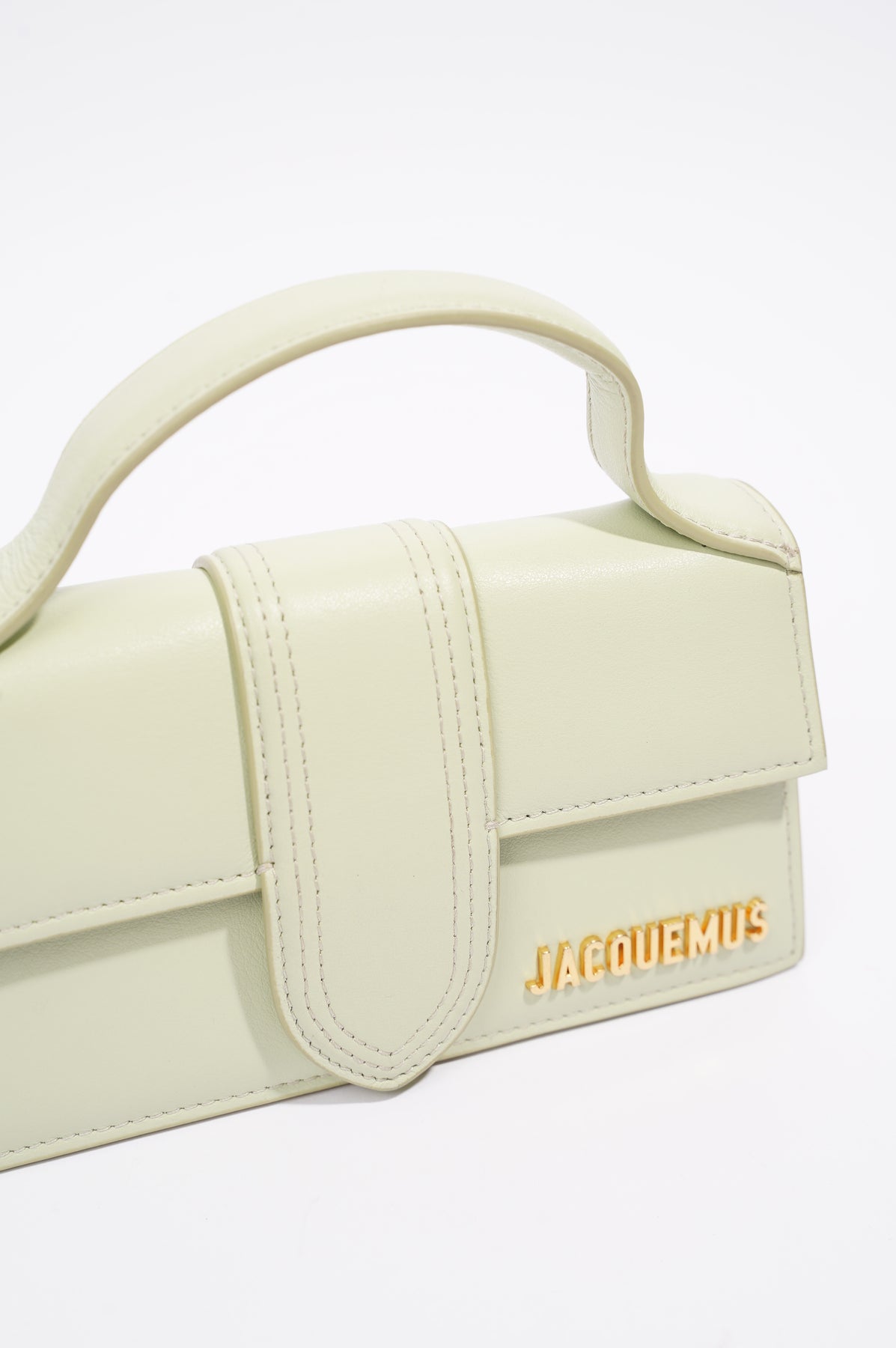 Le Bambino bag in Green Leather