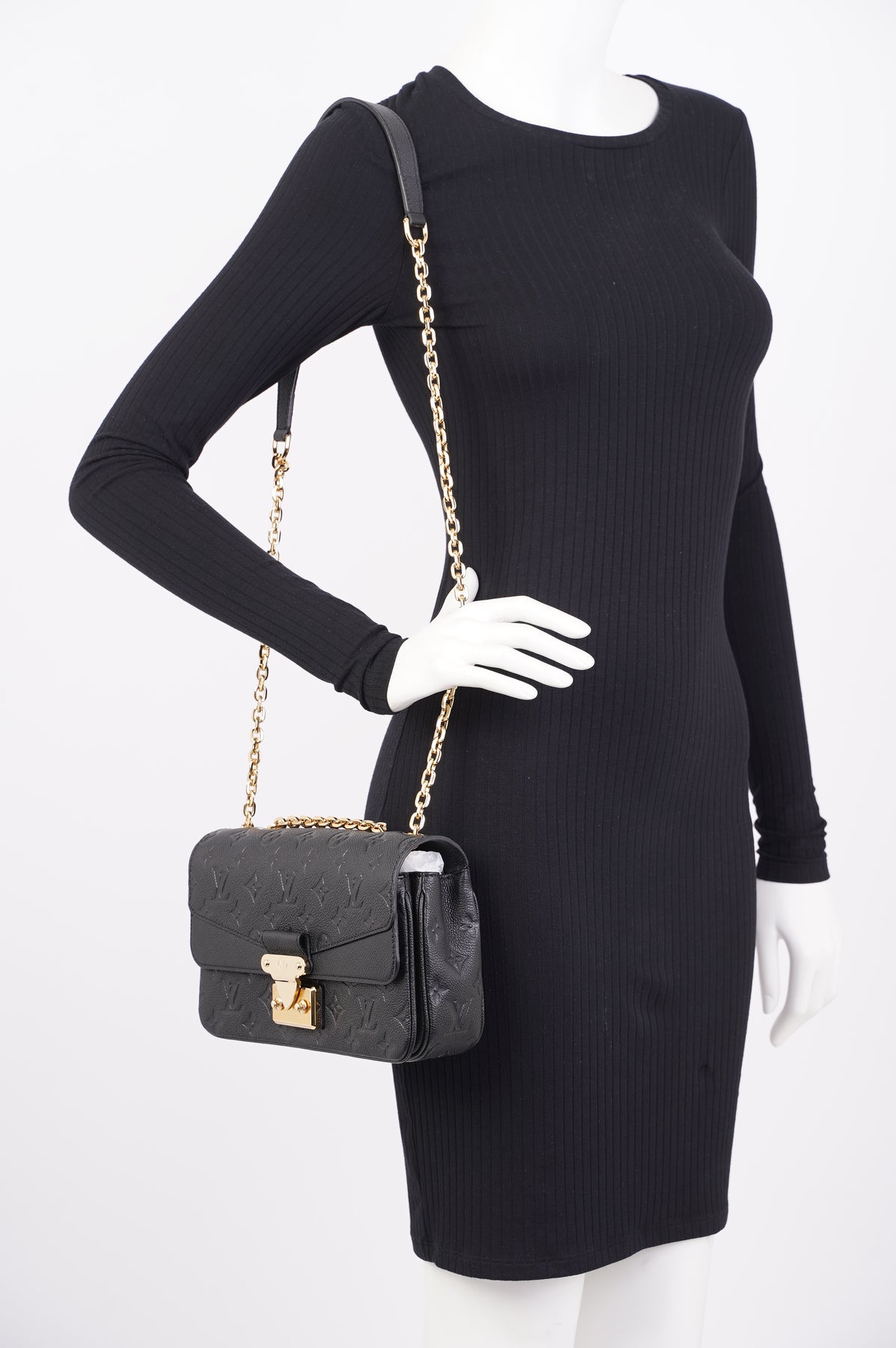 Louis Vuitton Marceau Handbag Monogram Empreinte Leather