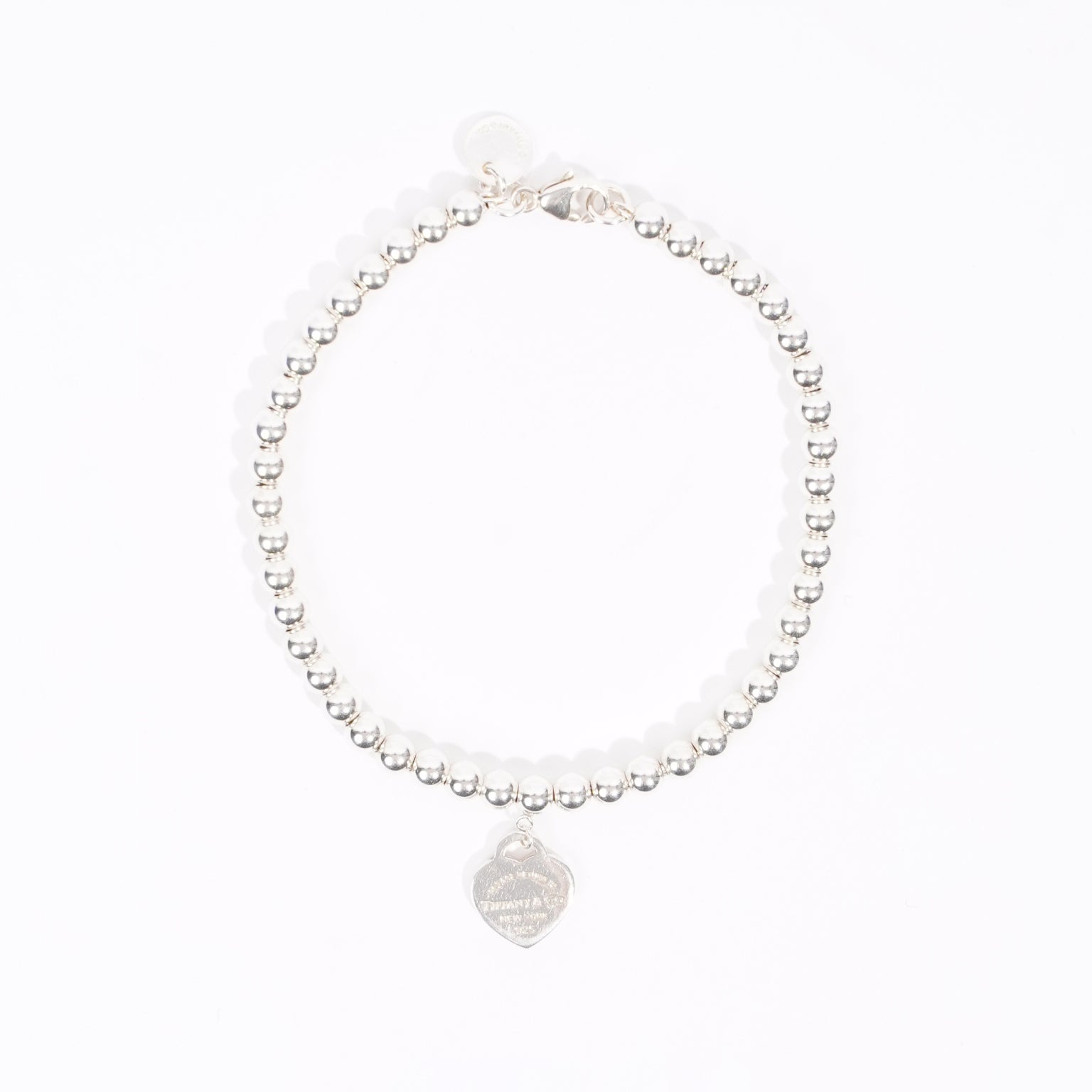 Tiffany & Co Womens Return to Tiffany Bead Bracelet Silver – Luxe Collective