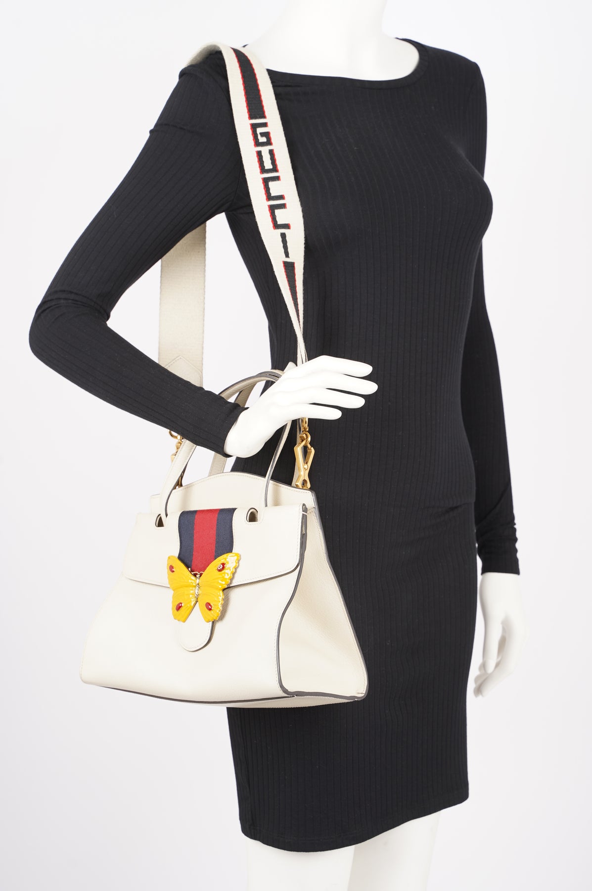 Gucci white butterfly bag new arrivals