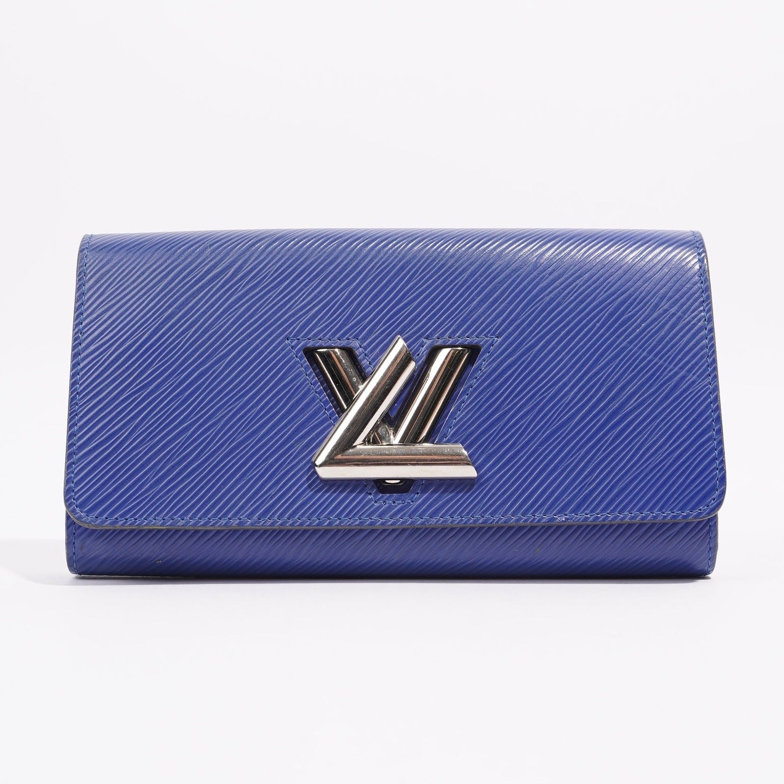 Louis Vuitton Vertical Clutch Box Degrade Blue EPI