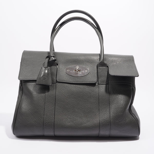 Mulberry Bayswater Grey Leather Luxe Collective