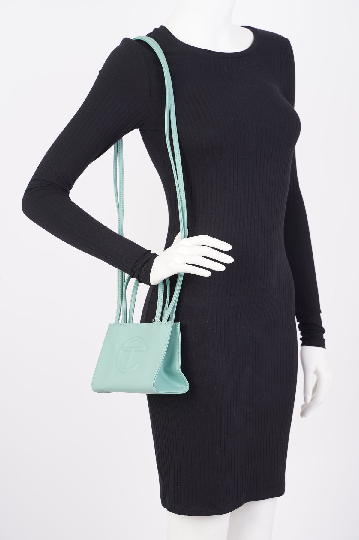 Telfar Shopping Bag Sage Leather Small – Luxe Collective
