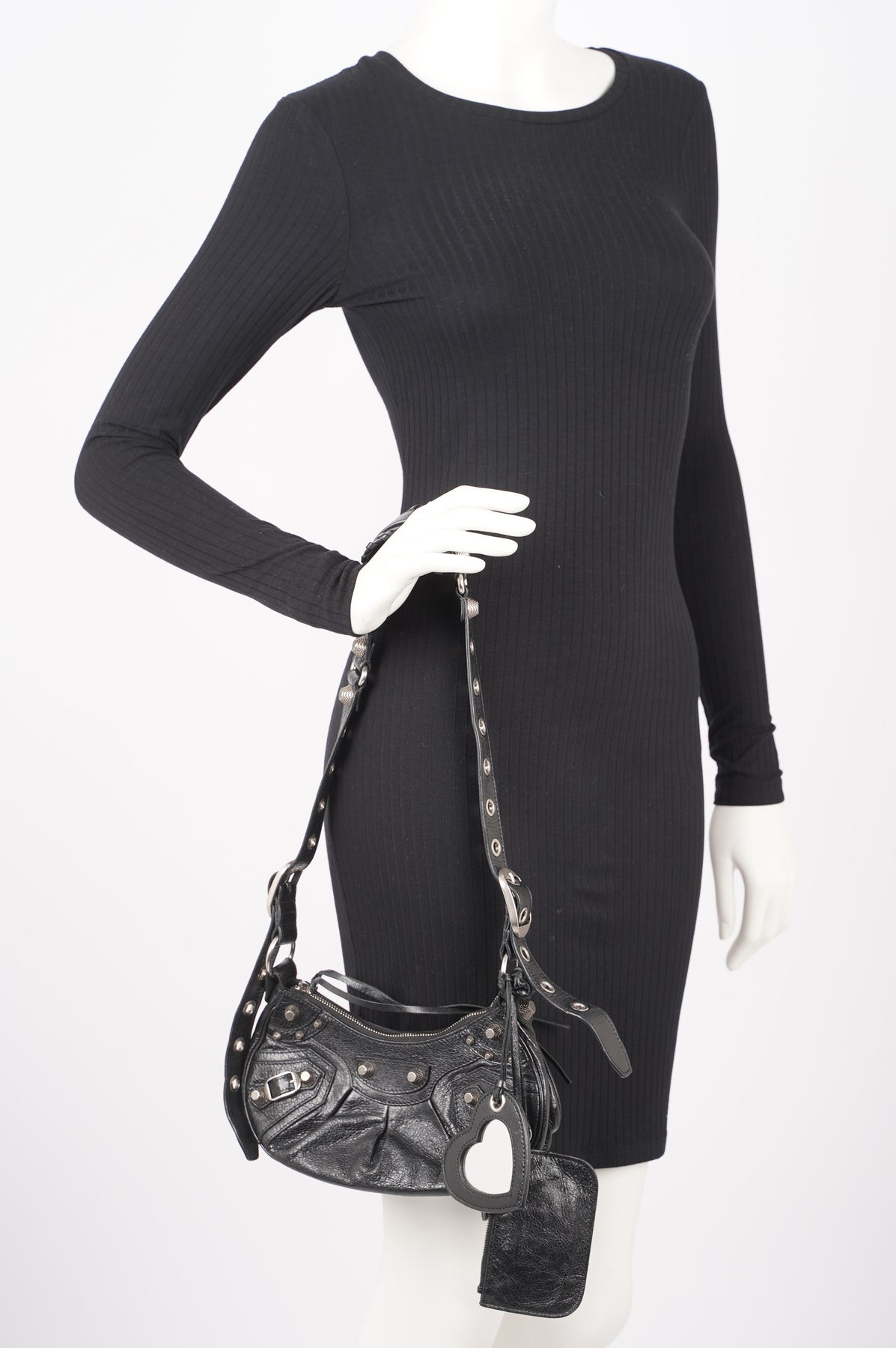 Balenciaga Xs 'le Cagole' Bag in Black