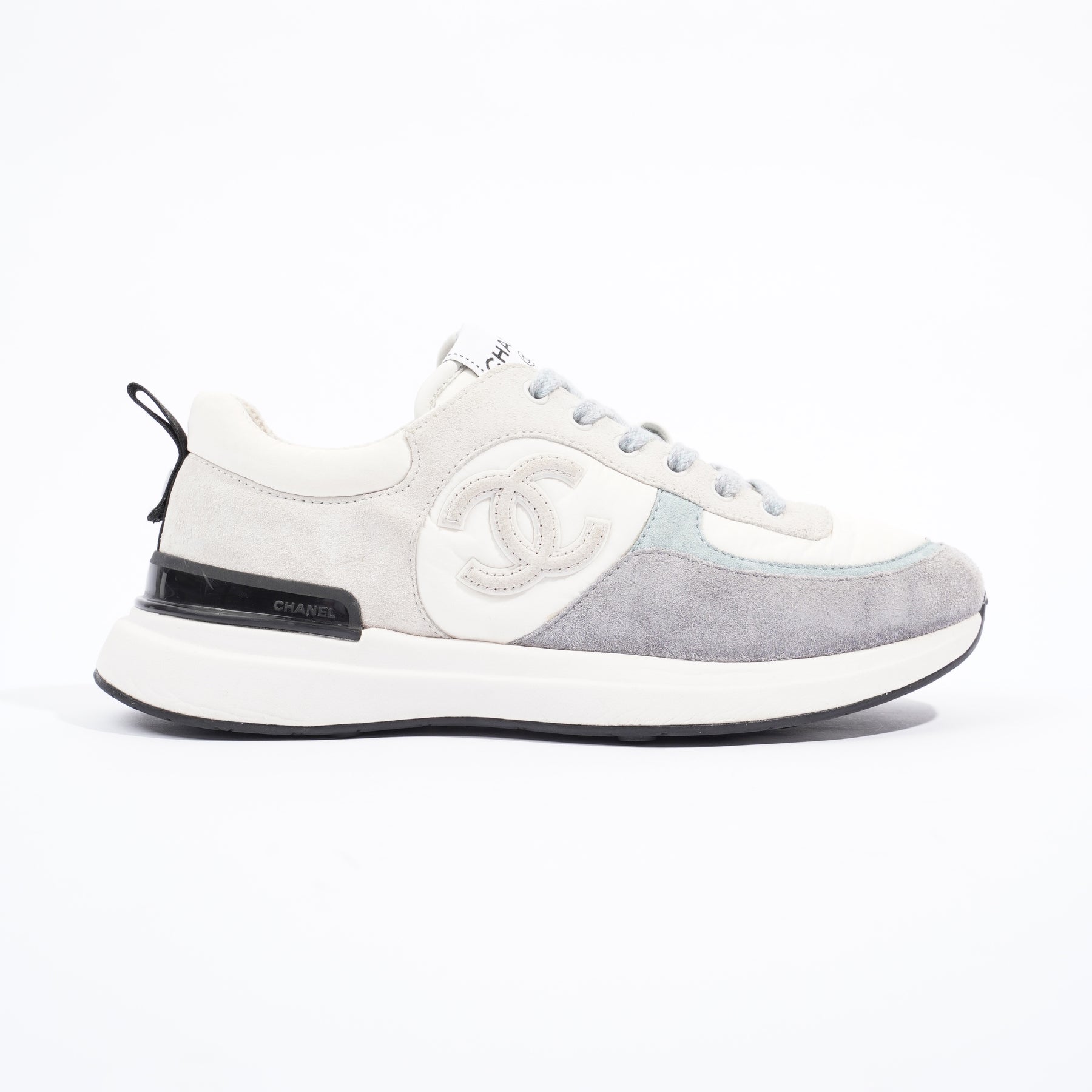 Grey 2024 chanel runners