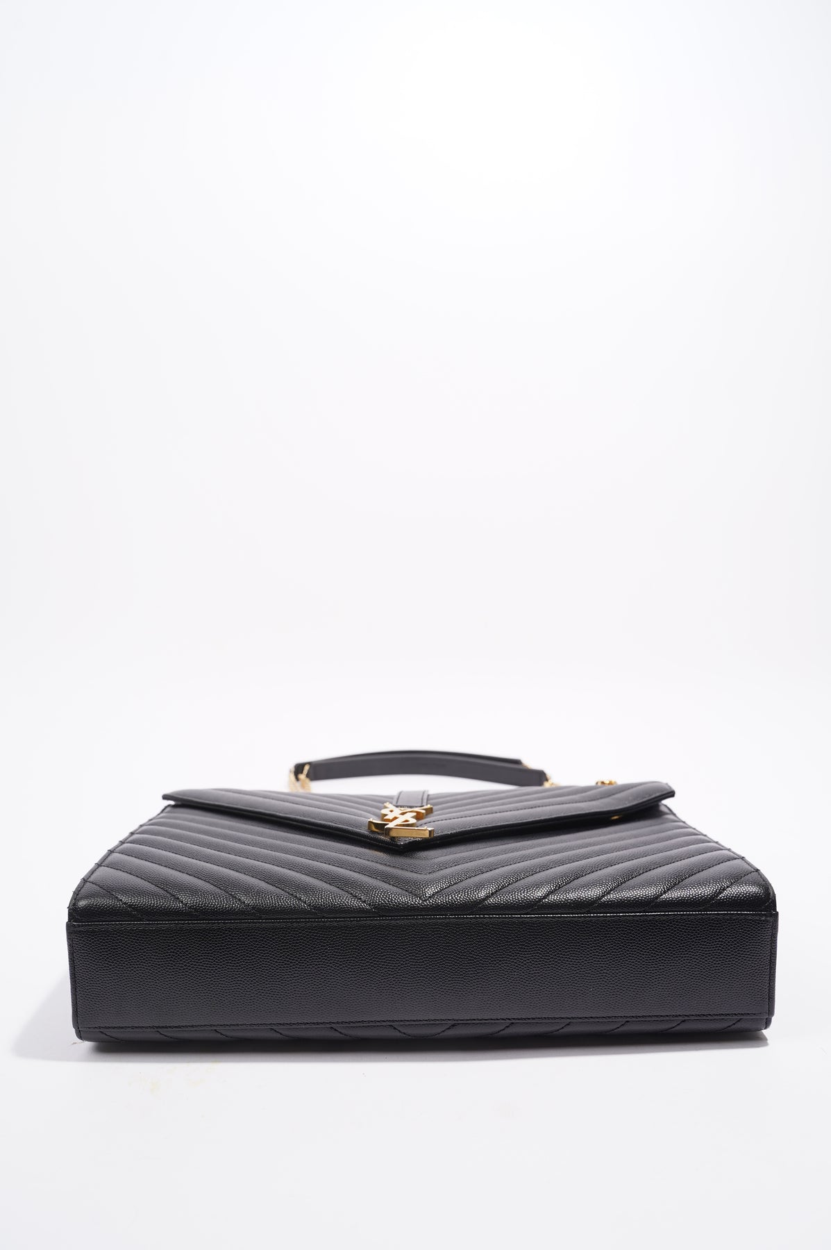 Envelope leather handbag Saint Laurent Black in Leather - 21160747