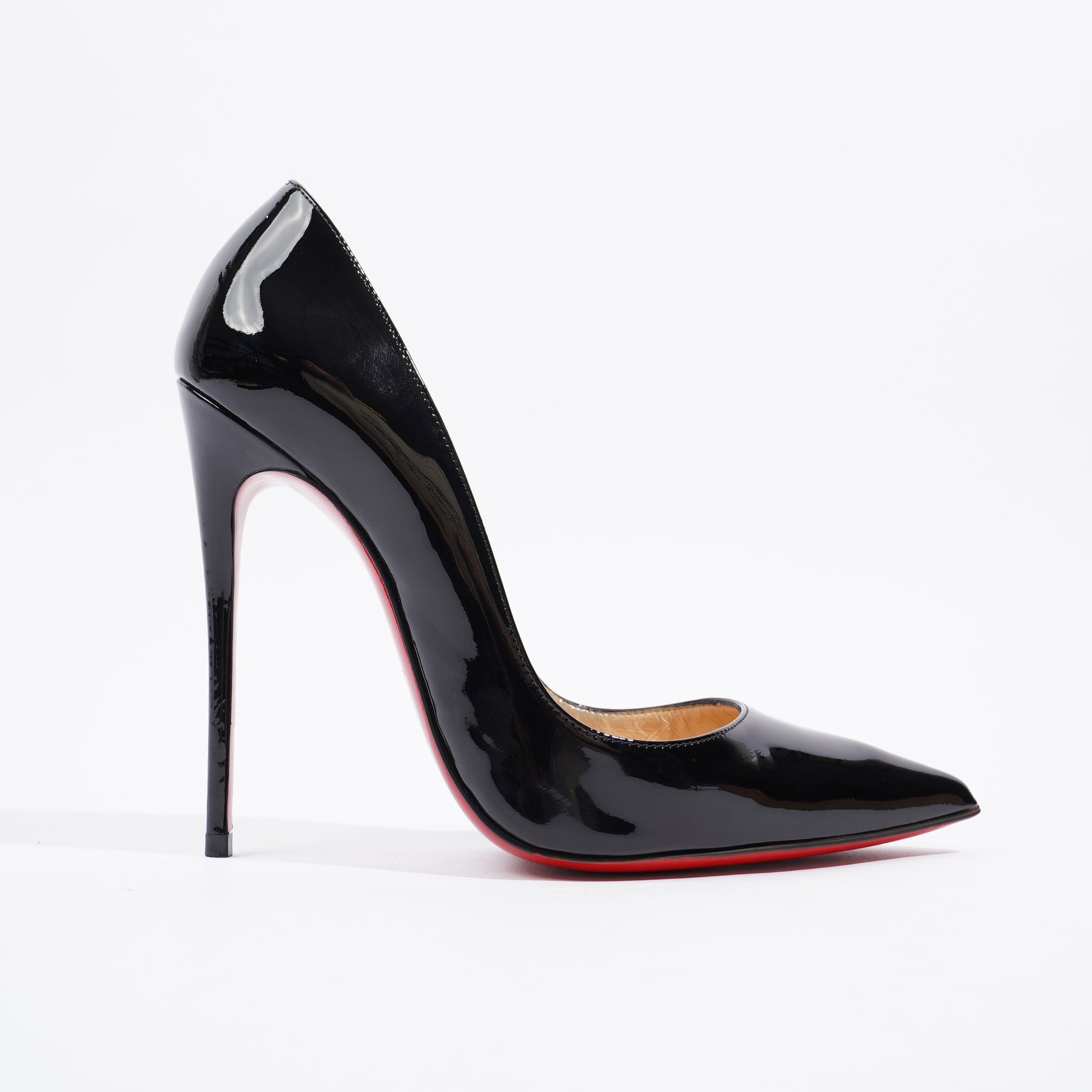 Christian Louboutin Womens So Kate 120 Patent Black EU 37.5 / UK