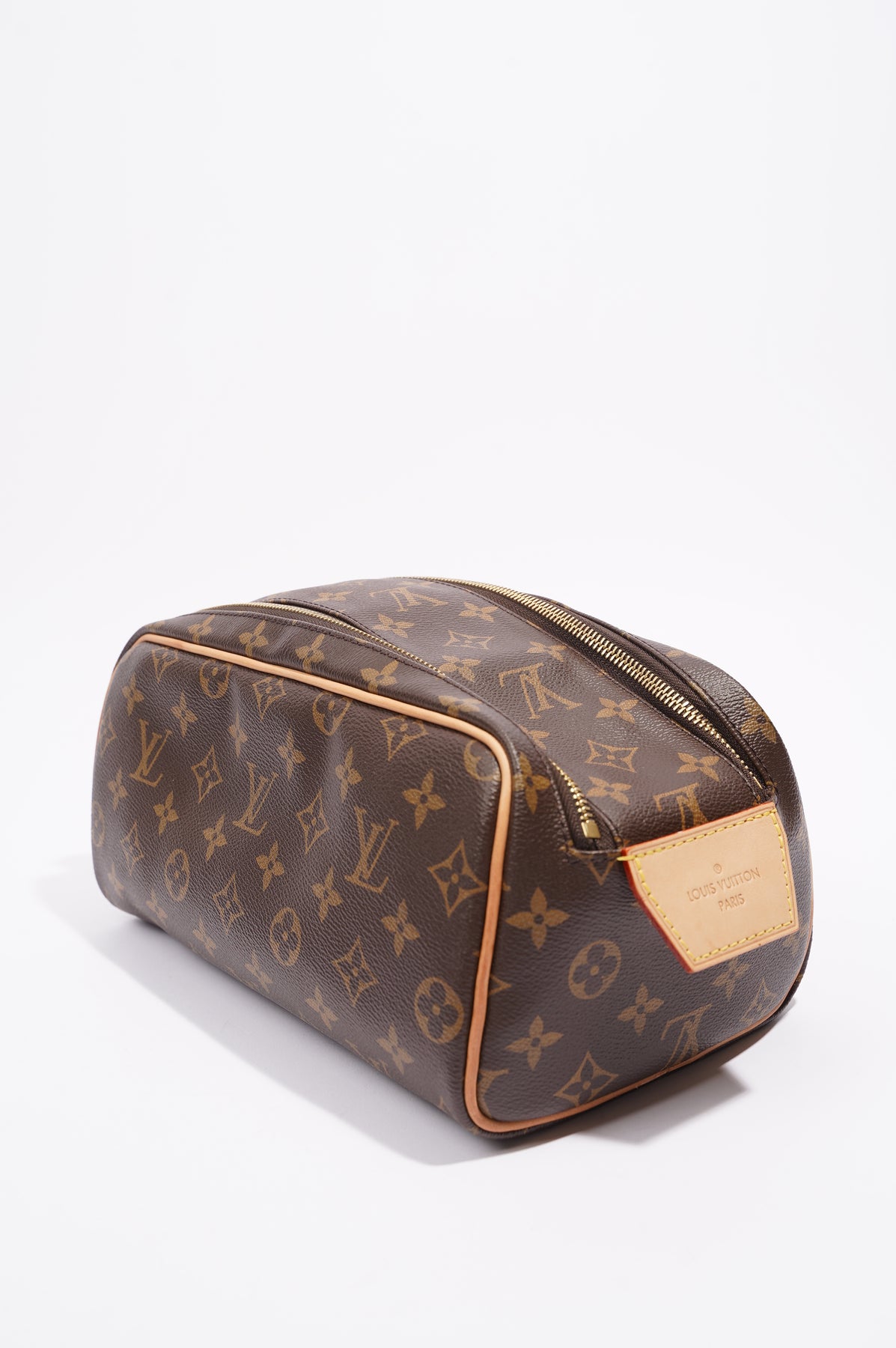 Louis Vuitton TOILET KIT 26 MONOGRAM Brown Leather ref.93058