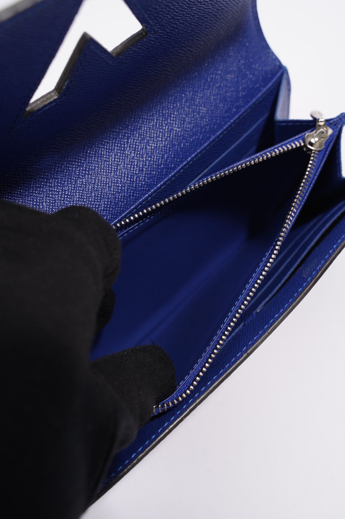 LOUIS VUITTON Authentic Women's Bi-Fold Long Wallet Epi Portefeuille Twist  Black