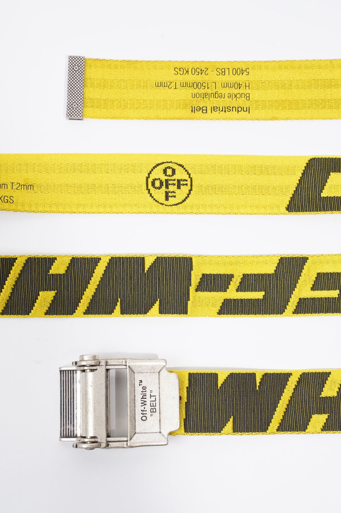 Off White Utility Belt Yellow / Black Canvas – Luxe Collective