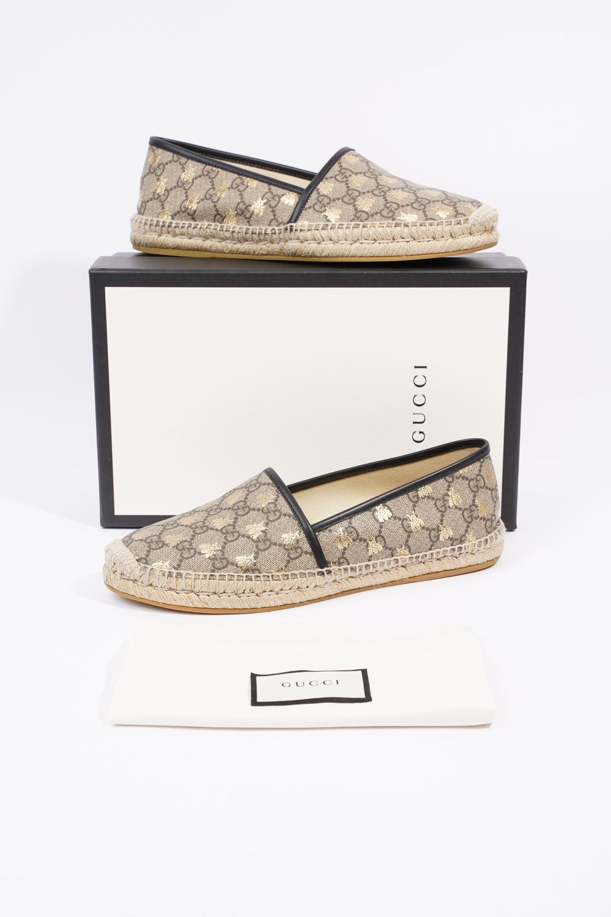 Gucci supreme clearance bees espadrille