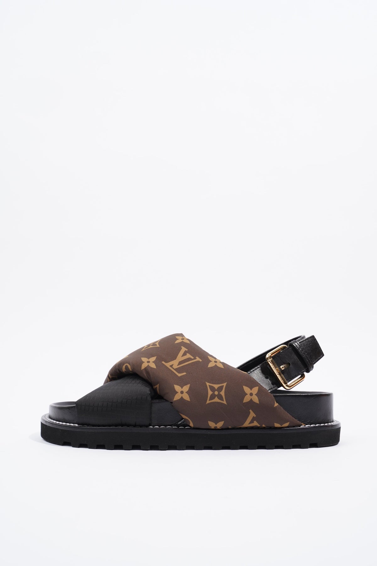Louis Vuitton® Paseo Flat Comfort Sandal Black. Size 36.0 in 2023