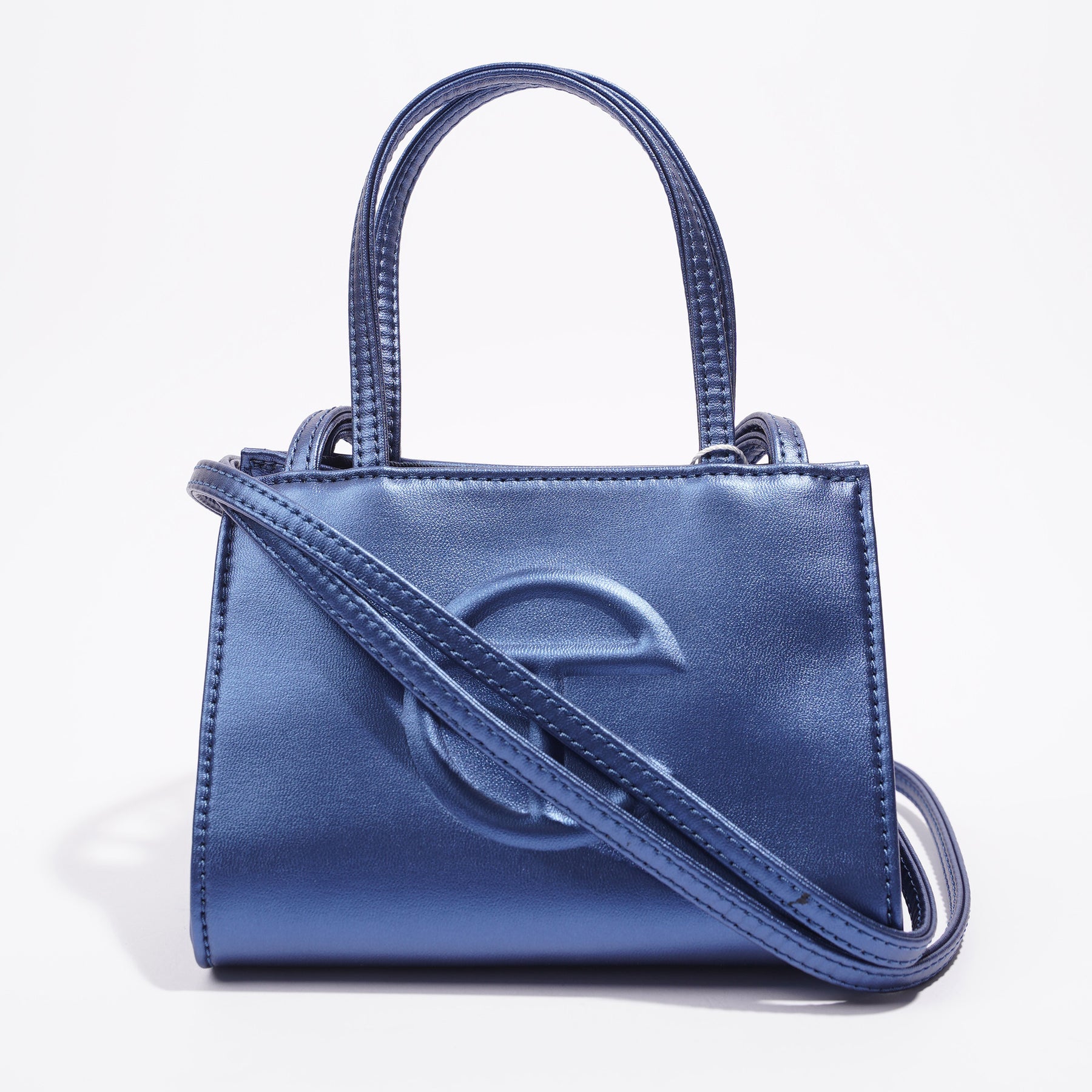 Small Shopping Bag - Cobalt
