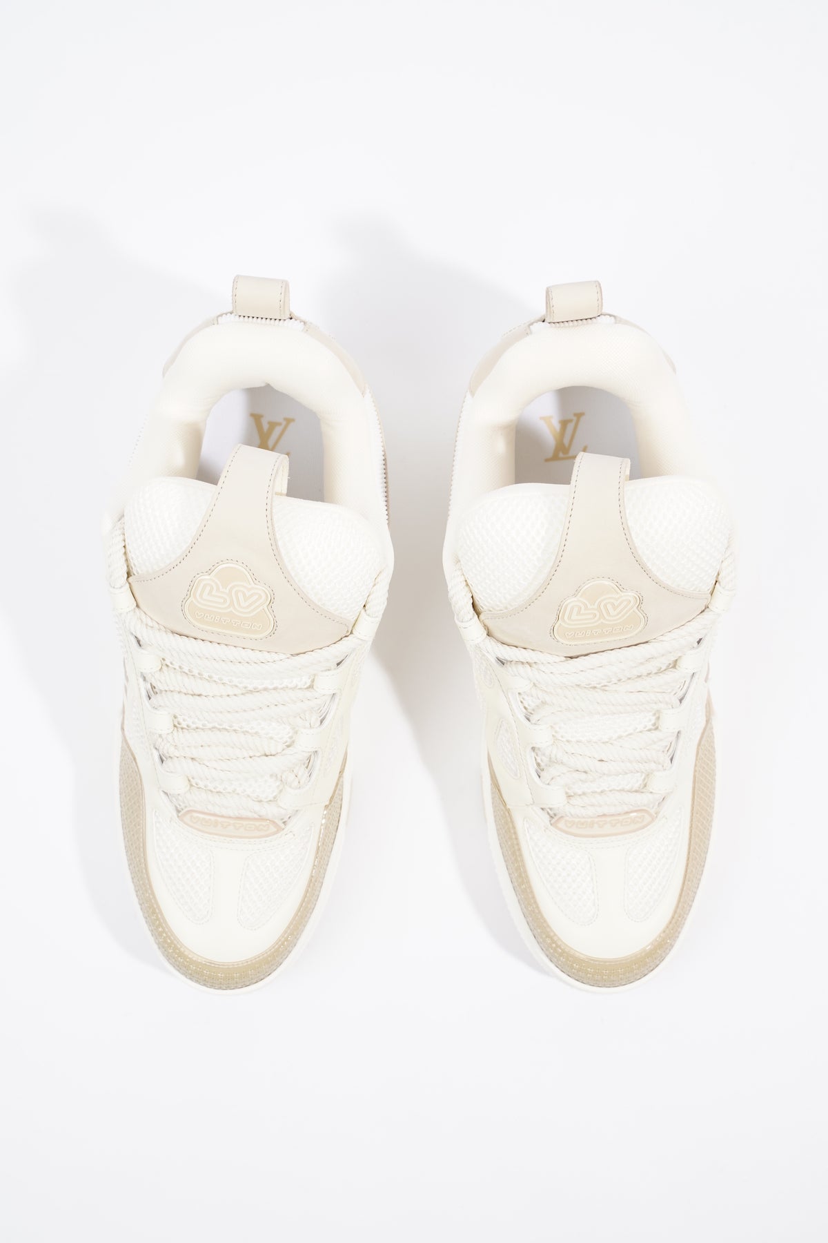 Louis Vuitton® LV Skate Sneaker Beige. Size 07.0