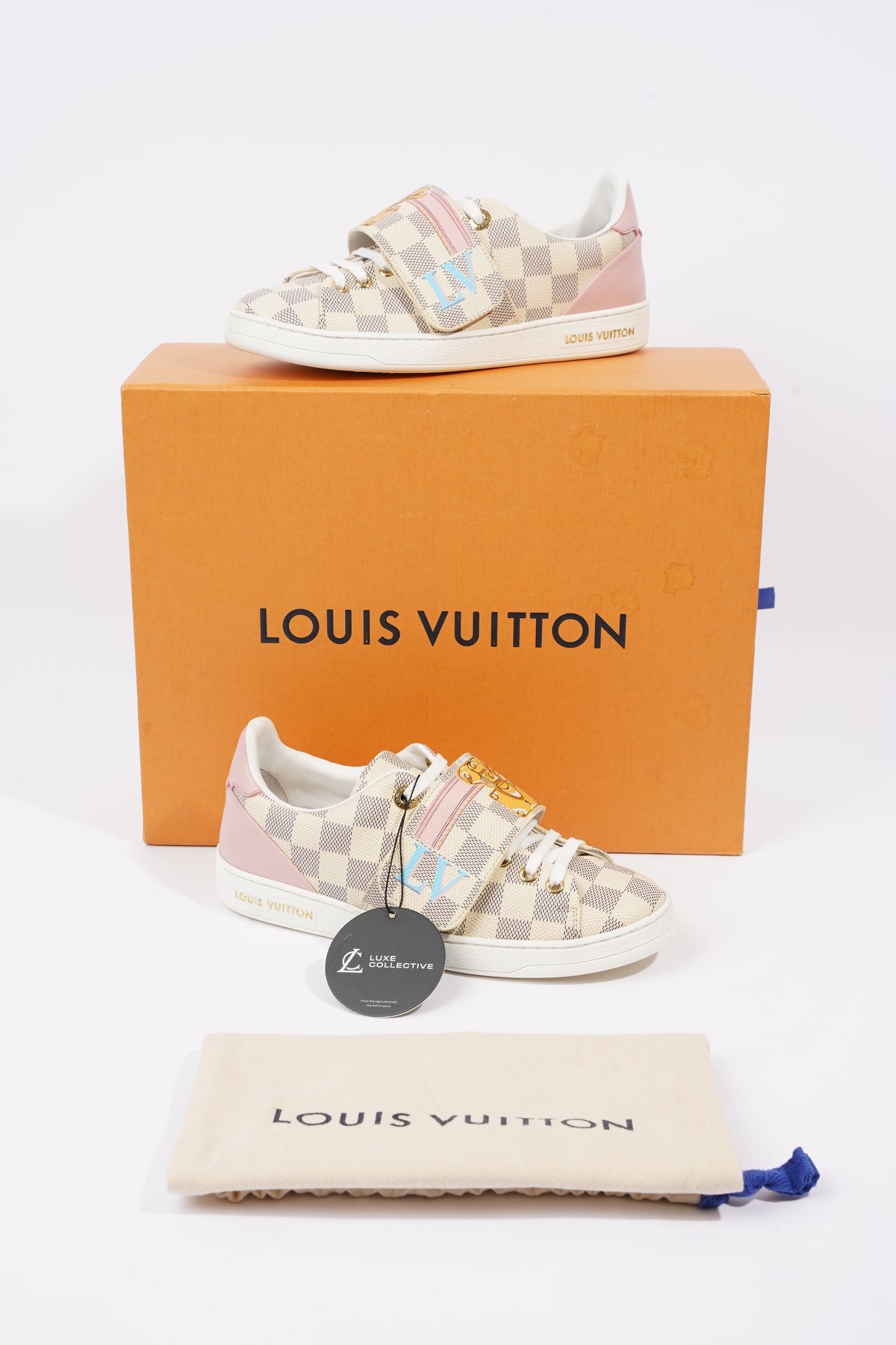 Louis Vuitton Pink Fashion Sneakers