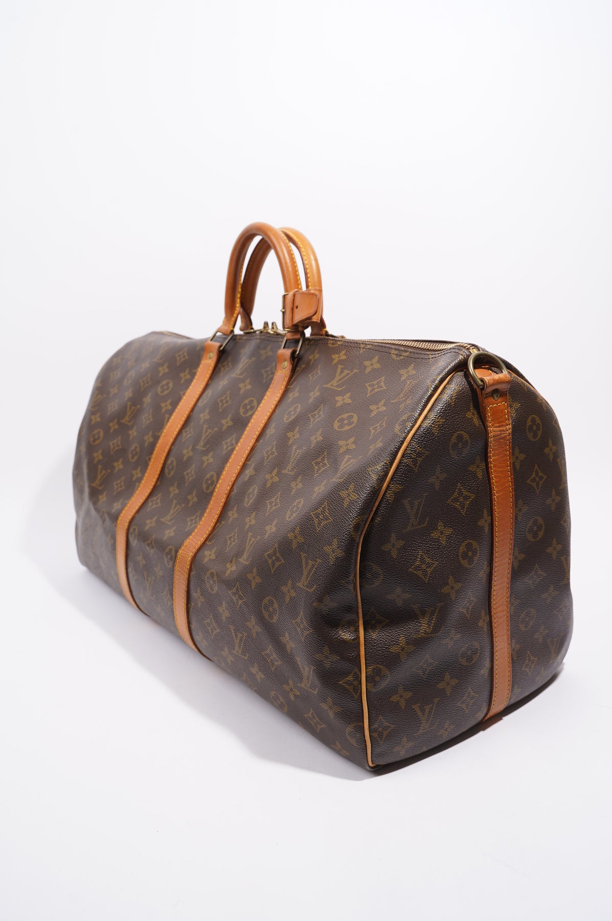 LOUIS VUITTON Vintage Monogram Keepall Bandouliere 55 Weekend Bag