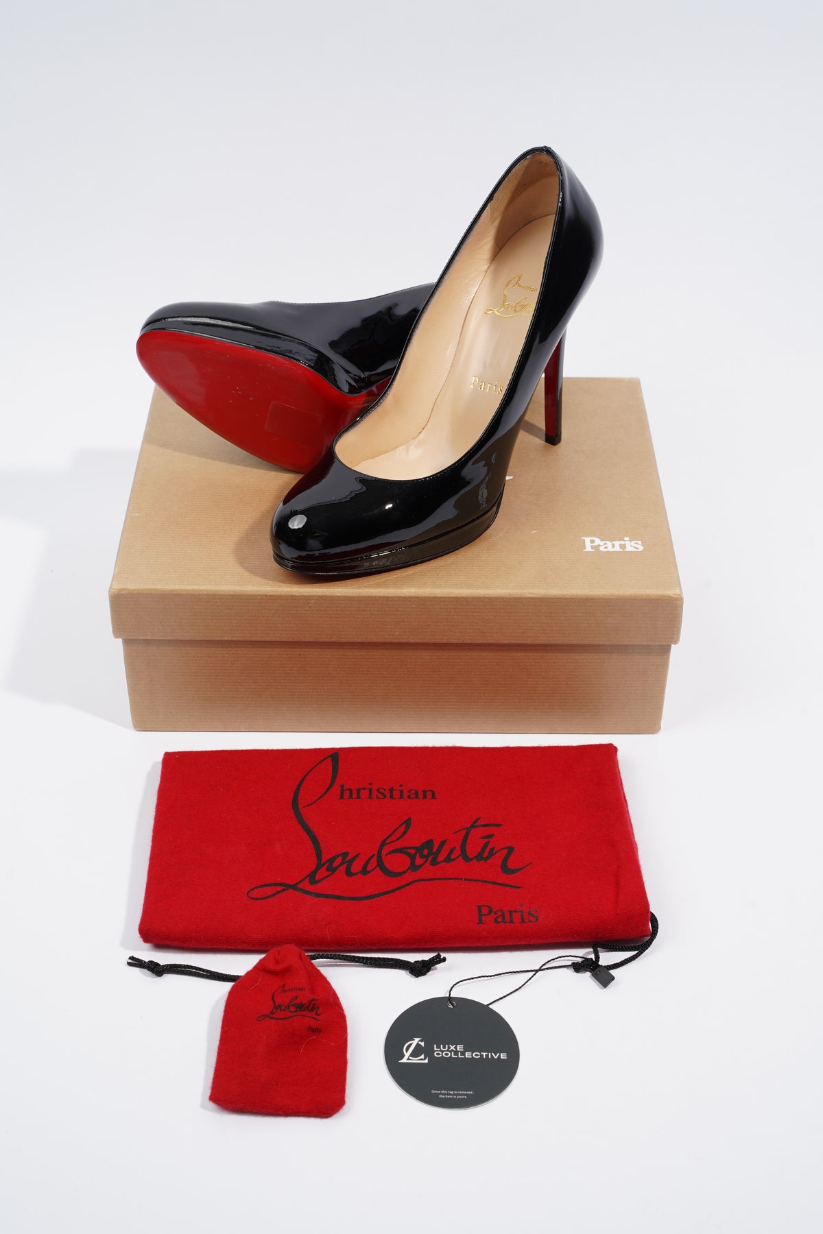 Christian Louboutin New Simple Pump 120 Patent Black EU 39 / UK 6